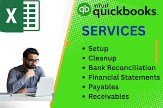 do setup cleanup bookkeeping and bank reconciliation in quickbooks and xero