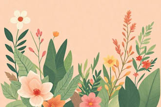 do a watercolor botanical illustration