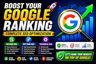 do complete SEO service to rank your website on google