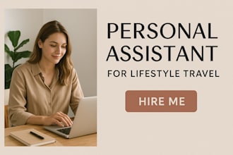 be your personal assistant for travel planning, appointments, and organization
