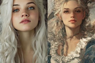 do realistic or fantasy portrait
