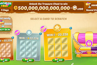 design a professional 2d game UI UX