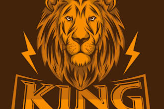 design modern good looking lion logo