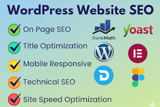 design, customize, speed up, and fix your wordpress websit