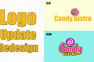 fix, modify, revamp,edit or redesign your existing logo
