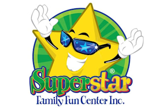 design classic perfect logo for superstar family fun center