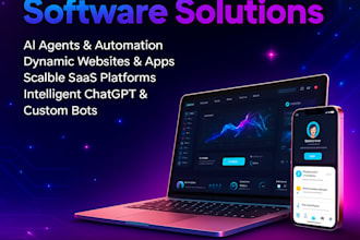 build custom responsive scalable ai websites applications and chatbots