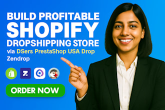 build profitable shopify dropshipping store via dsers prestashop usadrop zendrop