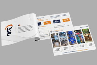 design attractive company profile