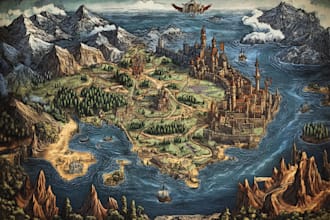 make an amazing world or regional custom fantasy map