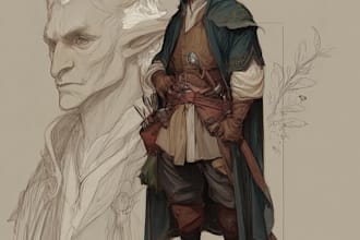dnd character art and dnd character art