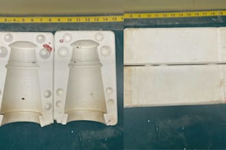 custom  printable mold design, clip casting mold, ceramics mold, manufacturing