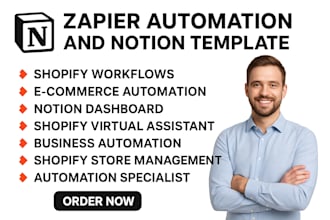 automate your shopify and woocommerce workflows using zapier and notion