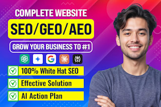 do llm SEO GEO and aeo to rank your website in chatgpt gemini google ai