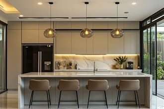 do 3d bath interior, 3d kitchen interior, office interior