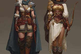 dnd character art and dnd character art