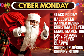do cyber monday halloween black friday shopify christmas store email marketing