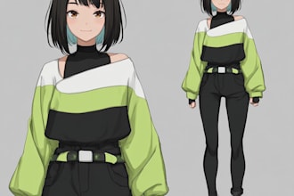 create character in anime style