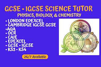 tutor gcse igcse physics chemistry and biology