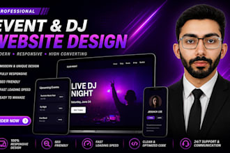 build a full music website clubs, festivals, artists djs  online ticketing 2026