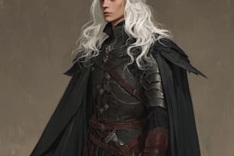 make dnd character art or rpg character, character design