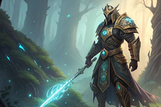 create custom character design and concept art