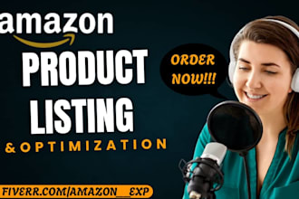 create amazon product listing, SEO product description, amazon fba listings