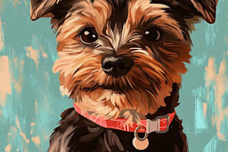 make a unique disney pet portrait