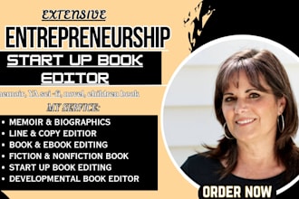 developmental book edit memoir book proofread sci fi novel format for amazon kdp