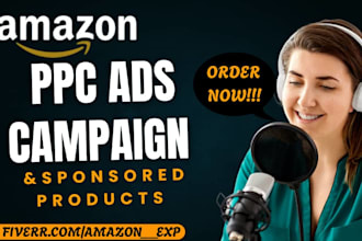 setup manage and optimize amazon PPC campaigns ads sponsored
