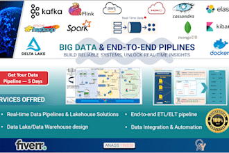 design and implement scalable data engineering pipelines