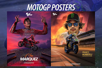 design custom sports poster for print or digital