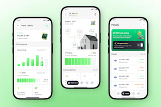 build solar energy app, electricity app, energy management, power management app