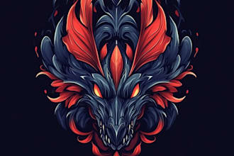 design a fantasy rpg logo dnd image for you