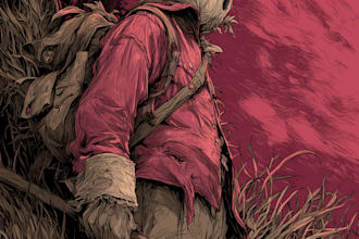 do horror character art, ghost character concept art
