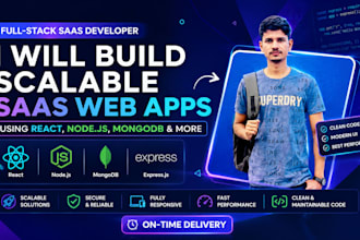 build a full stack saas web app using mern stack