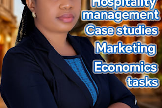 do assigned tourism, case studies, hospitality management, marketing, economics