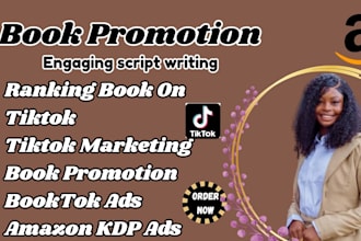 promote your book or ebook on my booktok tiktok account
