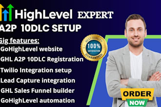do gohighlevel website a2p 10dlc registration go high level workflow expert