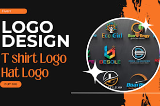 design custom t shirt and hat logo
