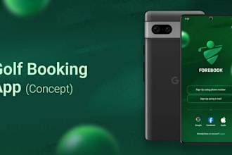 create a golf booking app, golf appointment booking app