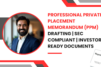 draft a detailed and sec compliant private placement memorandum