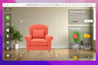 build augmented reality app, ar furniture app,  indoor navigation ar app