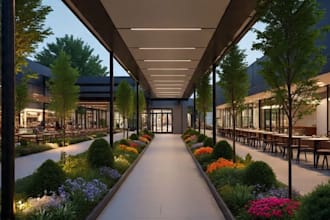 transform your street, sidewalk, or corridor into stunning 3d urban space design