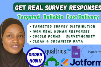 distribute survey and collect quality responses from survey respondents