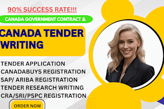 write a winning canada tender respond to rfp rfq and government bid proposal