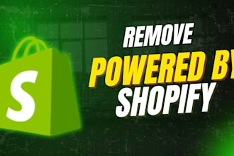 remove powered by shopify from your shopify store footer