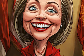do a political or satirical cartoon