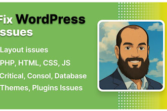 wordpress errors, bugs, or issues and repair elementor, divi