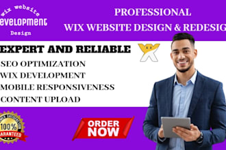 wix website design redesign wix revamp copy clone wix website development